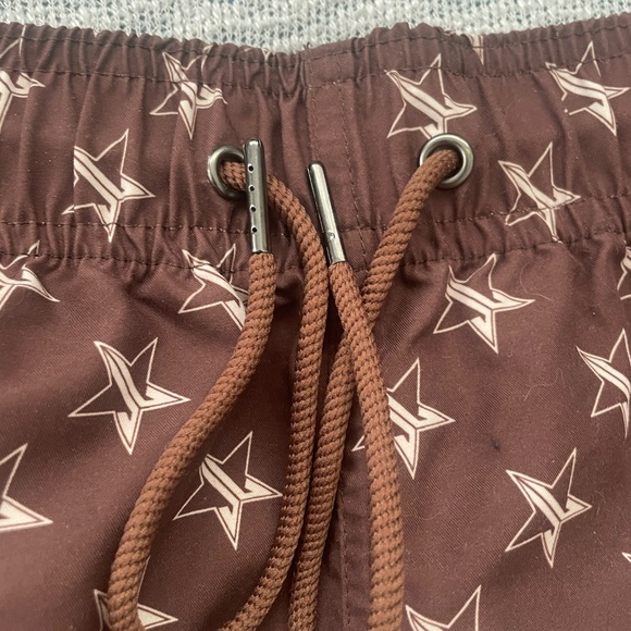 COPY - LIKE NEW Jeffree Star Swim Shorts in Chocolate size Mens Large - Picture 3 of 9